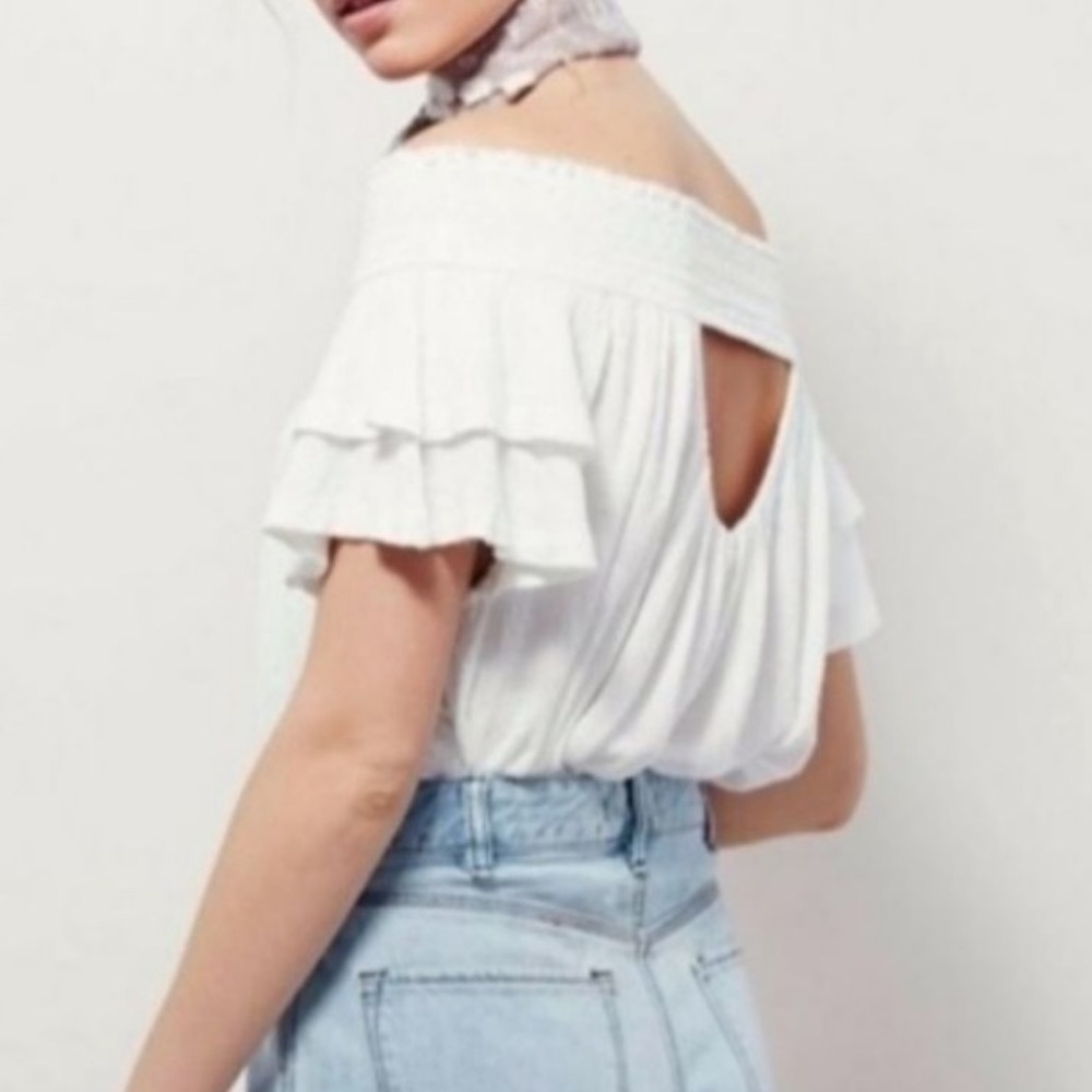 Free people off the shoulder top
